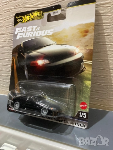 hot wheels fast & furious 1993 honda civic coupe ex ej1, снимка 3 - Коли, камиони, мотори, писти - 53022517