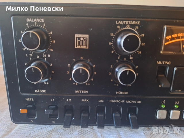 GRUNDIG R 35 HI FI VINTAGE STEREO RECEIVAR.MADE IN WEST GERMANY.YAHRE 1978., снимка 2 - Ресийвъри, усилватели, смесителни пултове - 52933365