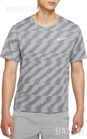 NIKE JACQUARD MILER T-SHIRT GREY - страхотна мъжка тениска , снимка 2 - Тениски - 45812217