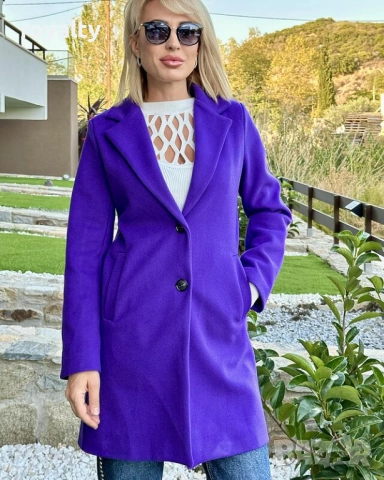 Вталено палто с две капчета, снимка 2 - Палта, манта - 52188854