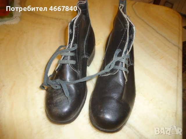 WW2, Wehrmacht кожени обувки., снимка 2 - Колекции - 53288386