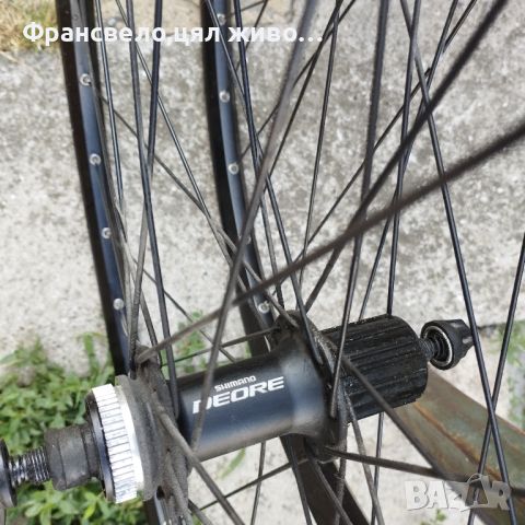 Чифт 28 цола капли за велосипед колело център лоок Shimano deore , снимка 4 - Части за велосипеди - 46473276