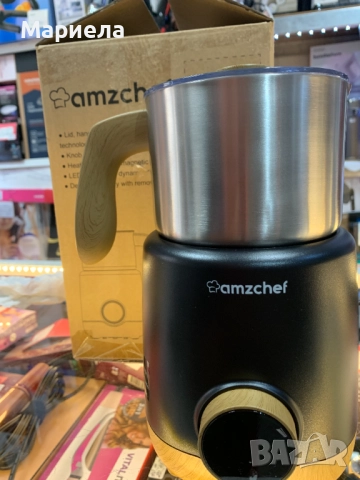 AMZCHEF Уред за млечна пяна / Капучинатор 550W / 8 Програми, снимка 2 - Други стоки за дома - 51960415