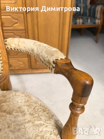 Антично кресло , снимка 5 - Дивани и мека мебел - 52093609