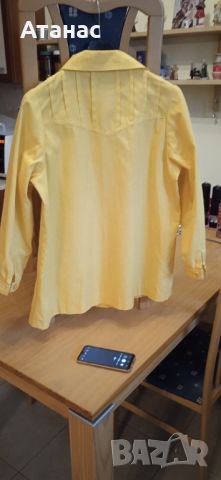 Дамско лятно сако, жълто, снимка 2 - Сака - 45543731