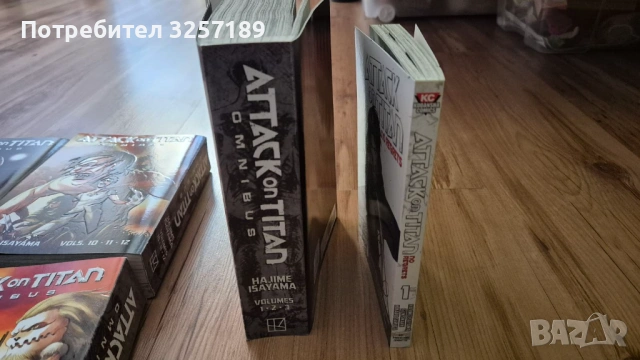 Attack on Titan манга - цялата поредица + бонуси, снимка 6 - Списания и комикси - 54194157