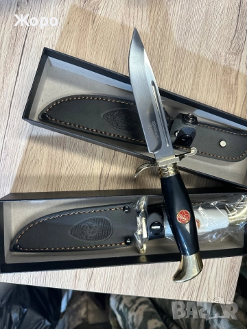 Нов Нож със Кожена Кания—4 броя, снимка 8 - Ножове - 52684559