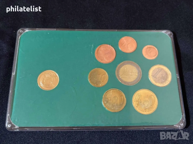 Ирландия 2002 - Евро сет - комплектна серия от 1 цент до 2 евро + 1 пени 1998, снимка 3 - Нумизматика и бонистика - 52022224