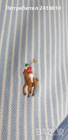 POLO Ralph Lauren Oxford Stripe Knit Pique Cotton Womens Size M НОВО ! ОРИГИНАЛ! Дамска Риза!, снимка 11 - Ризи - 53356268