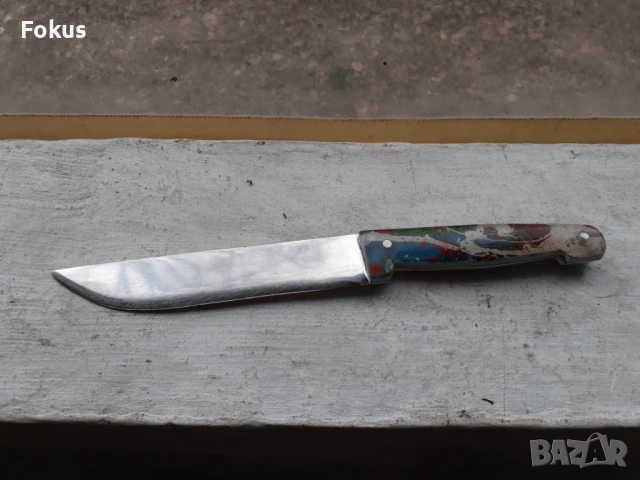 Стар български касапски нож, снимка 4 - Антикварни и старинни предмети - 53389573