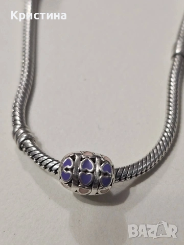 Сребърни талисмани тип Пандора, снимка 3 - Гривни - 53844846