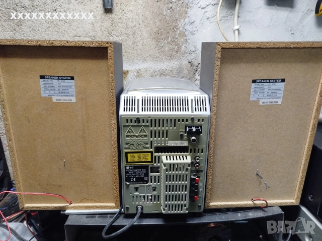 Малка аудиосистема LG с колони и дистанционно, снимка 3 - Аудиосистеми - 53342495