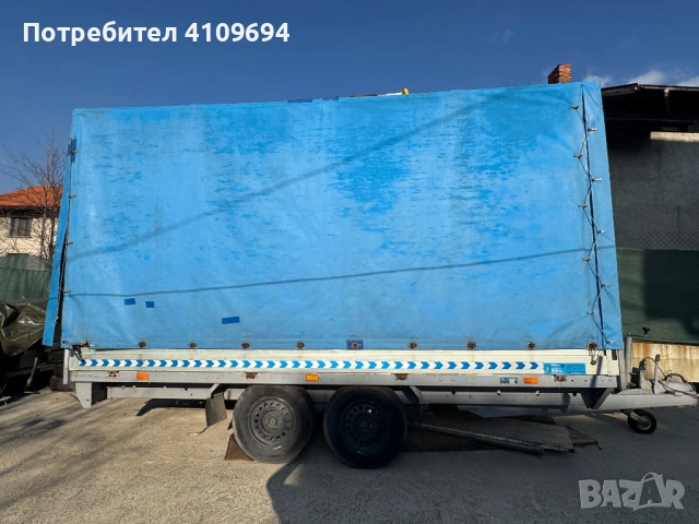 Дву осно ремарке 4 метра