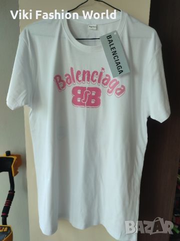 тениска balenciaga , дамски тениски баленсиага , нови дрехи balenciaga, снимка 2 - Тениски - 45982561
