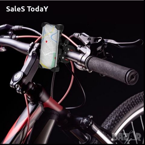 Стойка за телефон за велосипед и мотоциклет, снимка 3 - Аксесоари за велосипеди - 45333978
