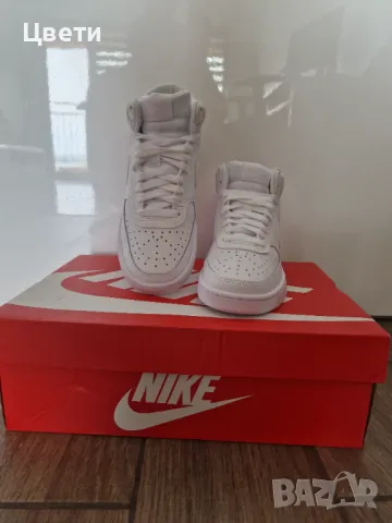 Nike Court Vision Mid, снимка 7 - Кецове - 47091309