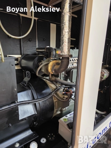 Дизелов трифазен генератор, стационарен, 75kVA,  с компютърно управление, на 62 работни часа, снимка 8 - Генератори - 52584993