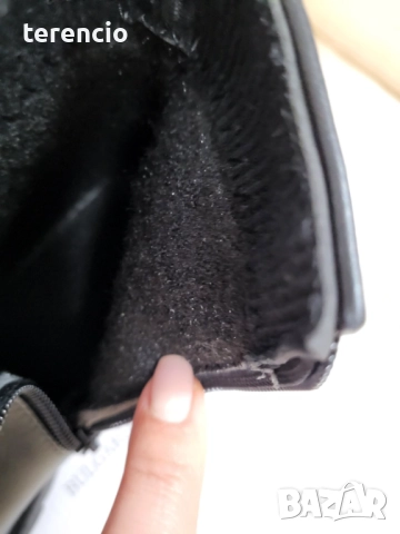 Нови черни дамски боти - 40 номер, снимка 5 - Дамски боти - 52623545