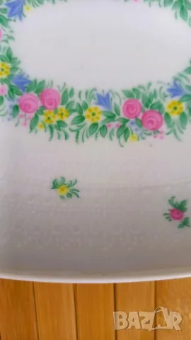 Две елипсовидни плата с цветя - Rosenthal, снимка 5 - Други - 49755022