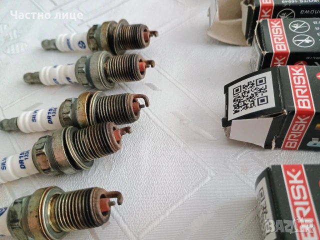 ПРОМОЦИЯ! ОРИГИНАЛНИ чешки, запазени, работещи свещи BRISK DR15YS, снимка 2 - Части - 50501419