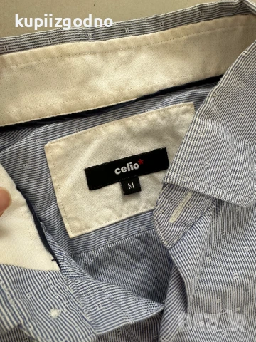 5 броя употребявани мъжки ризи къс и дълъг ръкав известни марки, снимка 2 - Ризи - 51178289
