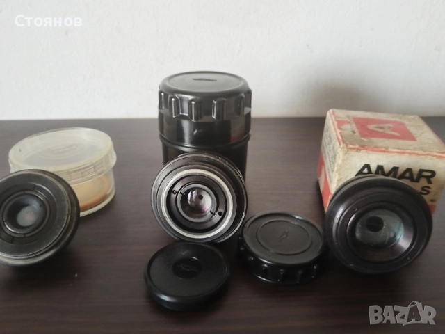 Обективи ИНДУСТАР, Konika, AMAR,MIKAR PZO, BEROLINA, снимка 5 - Обективи и филтри - 40953867