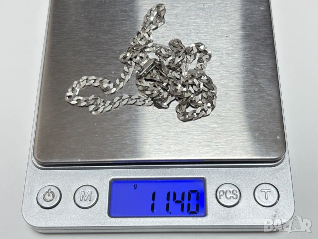 Сребърен Синджир (проба 925) ITALY - 11,40 грама, снимка 9 - Колиета, медальони, синджири - 53948001