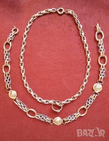 Златен синджир ланец колие