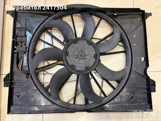 Радиаторна перка Bosch за Mercedes CLS W219 (2004–2011) – блокът не работи, снимка 2 - Части - 52122686