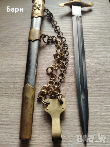 Български общовойскови офицерски кортик с носачи и колан, снимка 13 - Антикварни и старинни предмети - 52286874