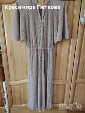 Прекрасна дамска дълга рокля L/XL, снимка 3 - Рокли - 50559369