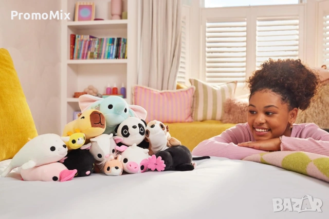 Комплект от 3 броя плюшени играчки Zuru 14906 Hug A Lumps Плюшена играчка с тежести 230 грама