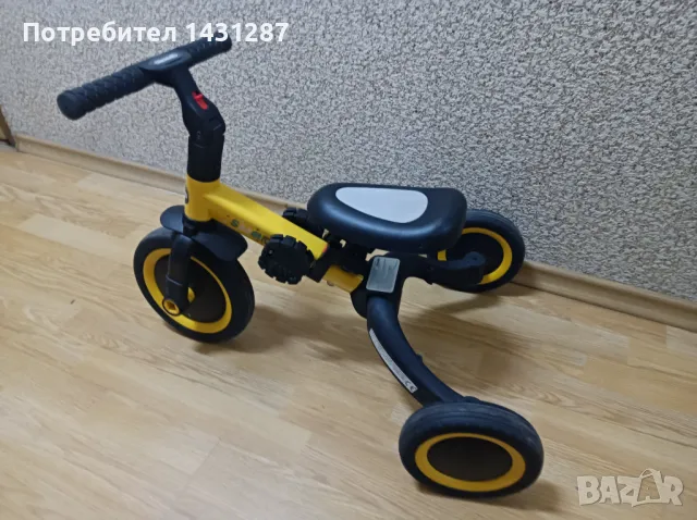 Баланс колело - триколка 3 в 1 CHIPOLINO SMARTY, снимка 4 - Столчета за кола и колело - 48660766