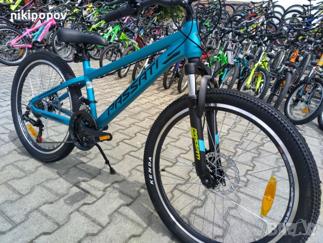 PASSATI Алуминиев велосипед 24" ALUMINIUM син, снимка 5 - Велосипеди - 53839263