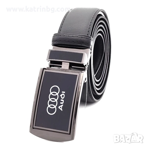 Ауди аксесоари за подарък на мъж -комплект колан, портмоне и запалка, снимка 3 - Подаръци за мъже - 51641966