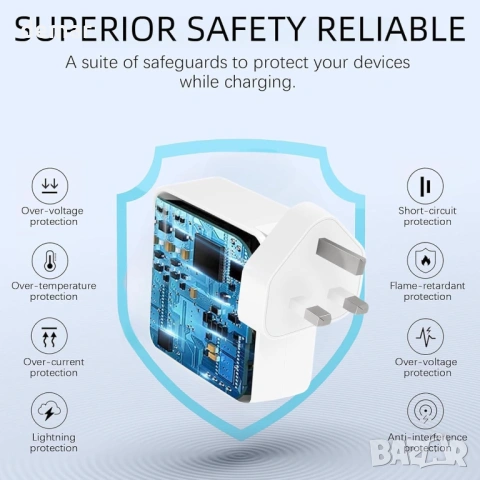 Зарядно устройство за Mac Book Air 11 и 13 инча (2012-2017) 45W T-Tip, снимка 3 - Друга електроника - 53934467