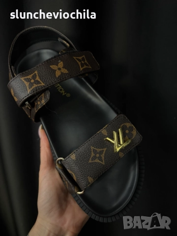 Louis Vuitton Sunset Comfort Flat Sandals, снимка 4 - Сандали - 51616158