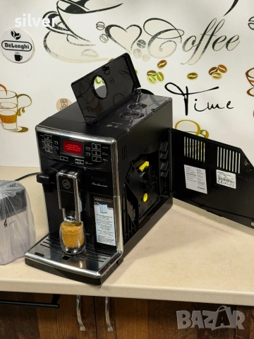 Кафемашина кафе автомат Saeco PicoBarista с гаранция, снимка 6 - Кафемашини - 53573869