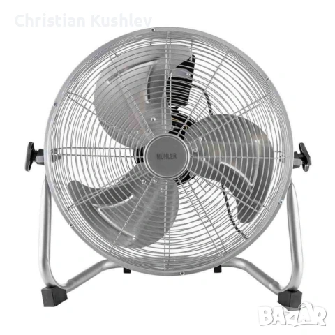 Вентилатор подов Muhler, 60W, индустриален, метален, снимка 3 - Друга електроника - 53280056