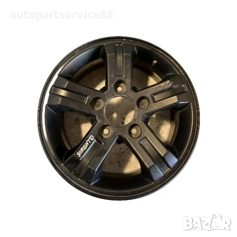 Алуминиево джанти с радиални спици 7x16 черно за KIA Sorento 2.5 CRDi (2006) 52910-3E580