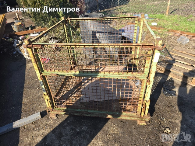 Железен палет 110/90, снимка 3 - Стелажи и щандове - 53474188