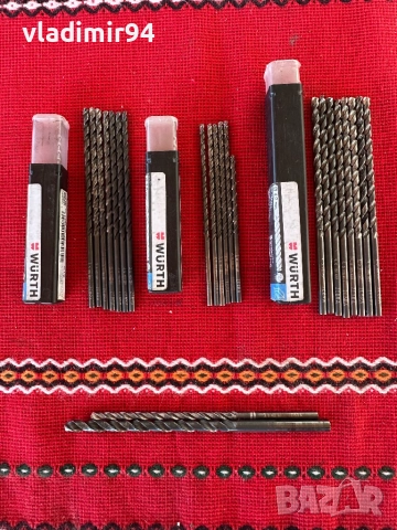 Wurth zebra Свредла за метал 3mm/3,5mm/4mm