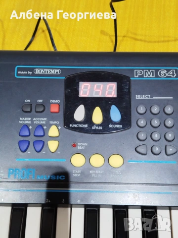 СИНТЕЗАТОР BONTEMPI PM 64 , снимка 3 - Синтезатори - 54036003
