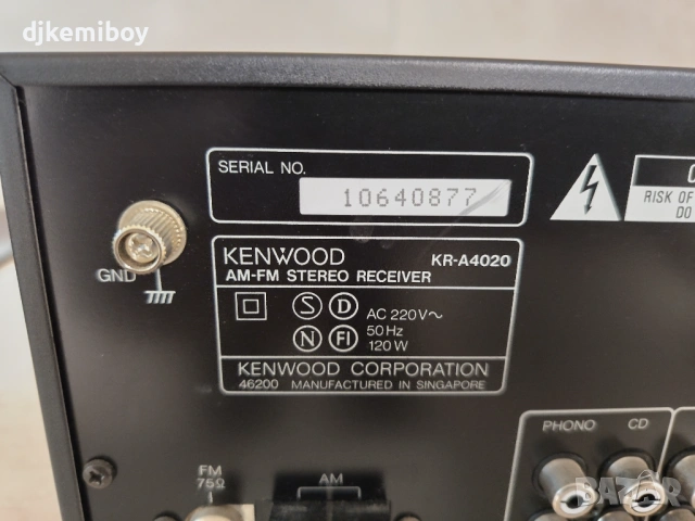 Ресивър Kenwood KR-A4020, снимка 9 - Ресийвъри, усилватели, смесителни пултове - 53776128
