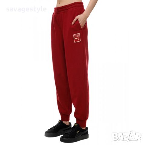 PUMA x Vogue Relaxed Fit Sweatpants Red, снимка 3 - Спортни екипи - 46706107