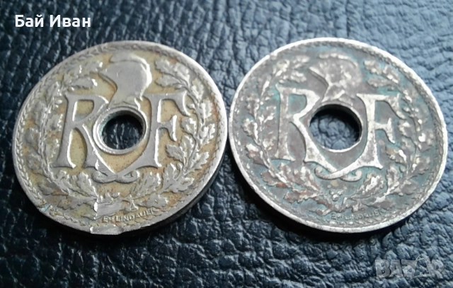 Стара монета 10 сантима 1926 г. и 1929 г.Франция - топ !, снимка 12 - Нумизматика и бонистика - 42201842