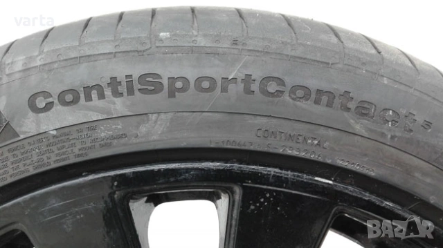 4бр гуми 245/45/19 Сontinental Conti Sport Contact5, снимка 4 - Гуми и джанти - 53088273