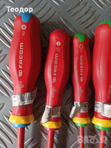 facom отверки с изолация , снимка 2 - Отвертки - 50177408