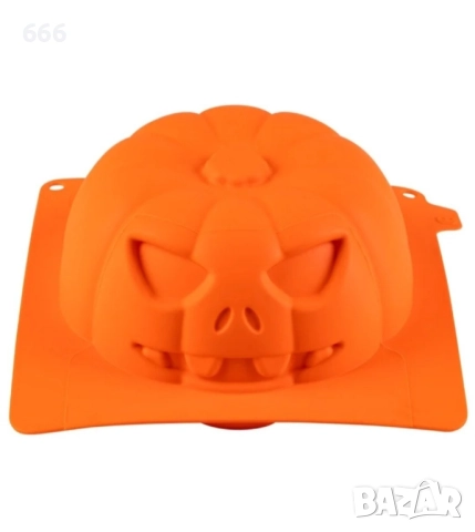 Силиконови форми Livarno, 2 бр., тиква и череп, за мъфини, забавни, снимка 3 - Други стоки за дома - 52875964