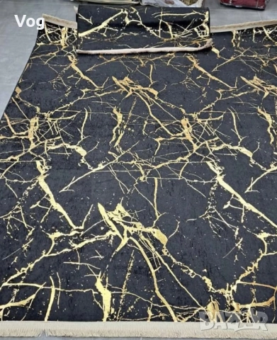 Комплект килим + 3 пътеки - 80 лв, снимка 2 - Декорация за дома - 51838541